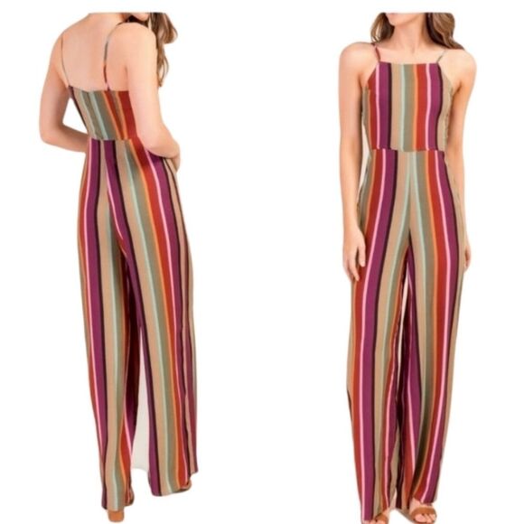 Blue Rain Pants - Francesca's NEW TAGS Pants Romper Size Small